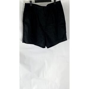 OLD NAVY Women’s Black Jack Solid Extra High-Rise Taylor Trouser Shorts SZ L